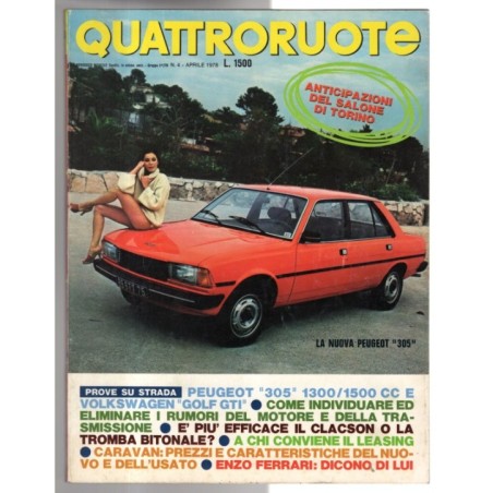 QUATTRORUOTE-n 268, aprile-1978