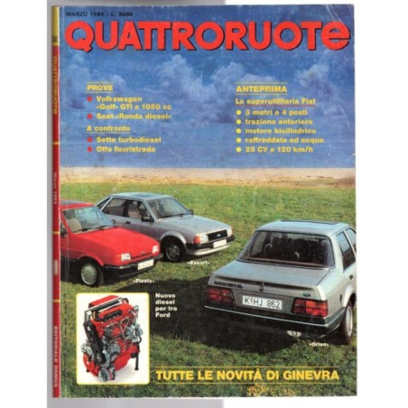 QUATTRORUOTE-n 341, marzo-1984