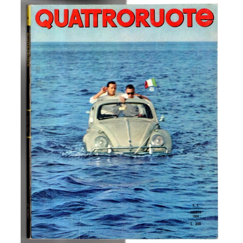 QUATTRORUOTE-n 104, agosto-1964