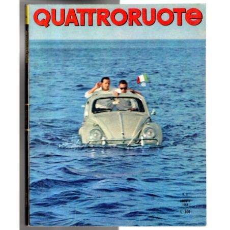 QUATTRORUOTE-n 104, agosto-1964