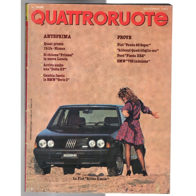 QUATTRORUOTE-n 325, novembre-1982