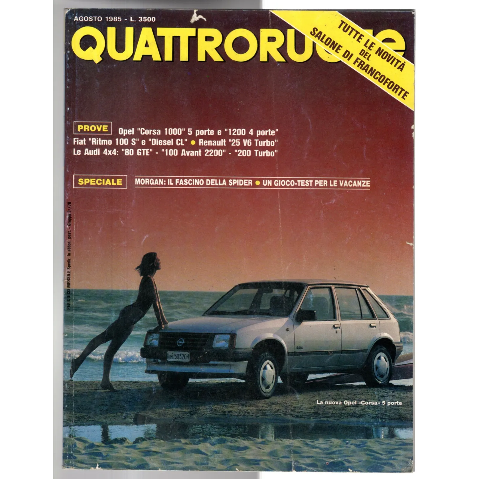 QUATTRORUOTE-n 358, agosto-1985