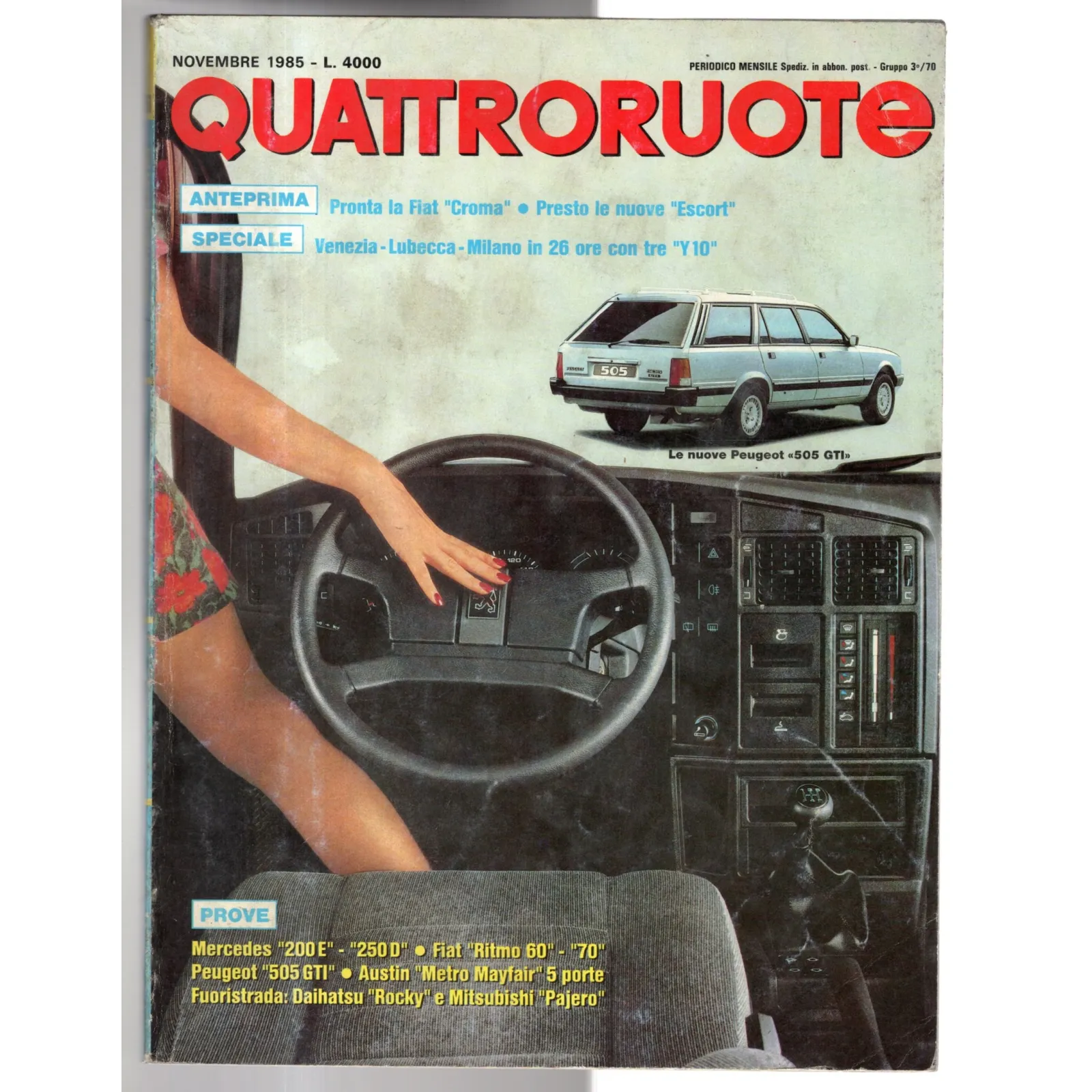 QUATTRORUOTE-n 361, novembre-1985