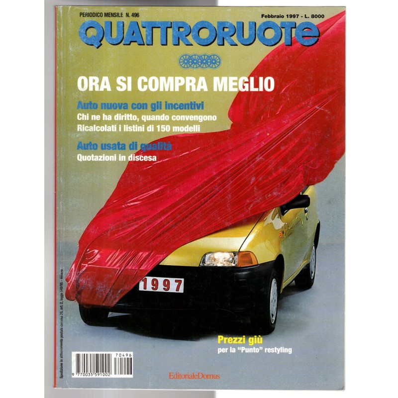 QUATTRORUOTE-n 496, febbraio-1997