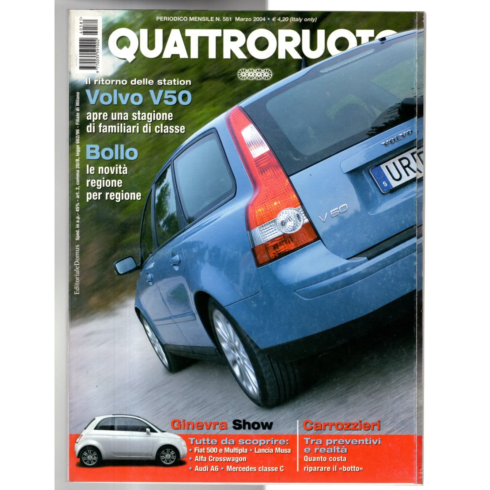 QUATTRORUOTE-n 581, marzo-2004