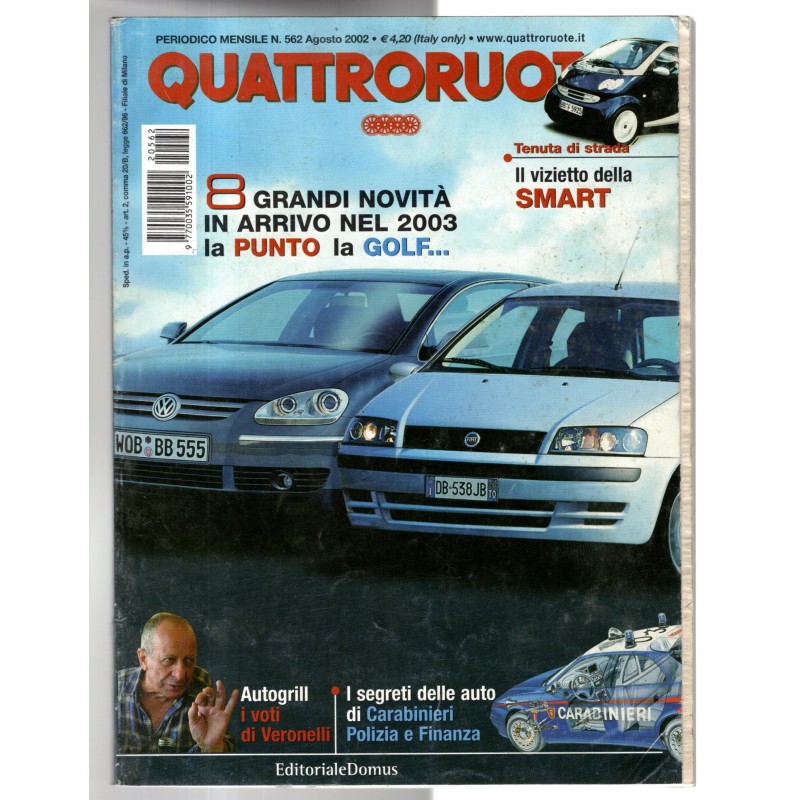 QUATTRORUOTE-n 562, agosto-2002