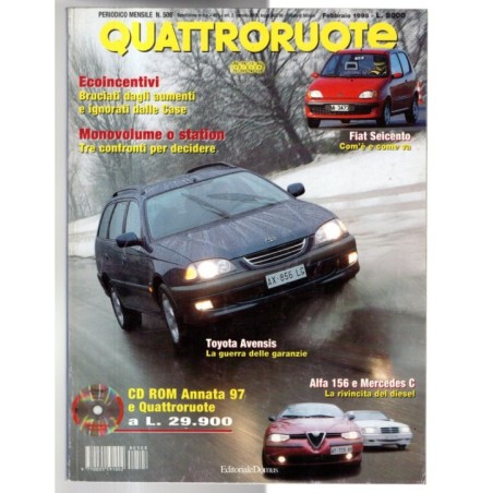 QUATTRORUOTE-n 508, febbraio-1998
