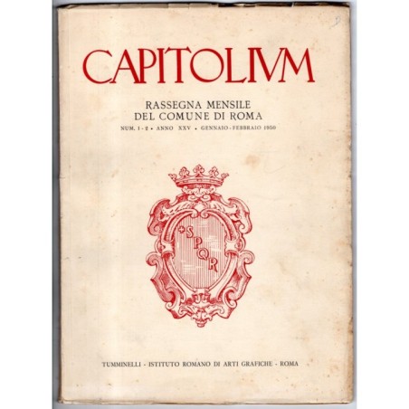 CAPITOLIUM-n 1-2, gennaio/febbraio-1950