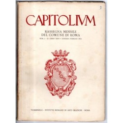CAPITOLIUM-n 1-2, gennaio/febbraio-1951