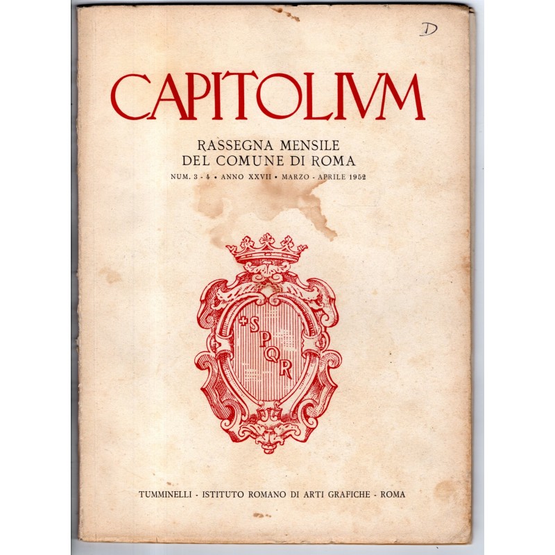 CAPITOLIUM-n 3-4, marzo-aprile-1952