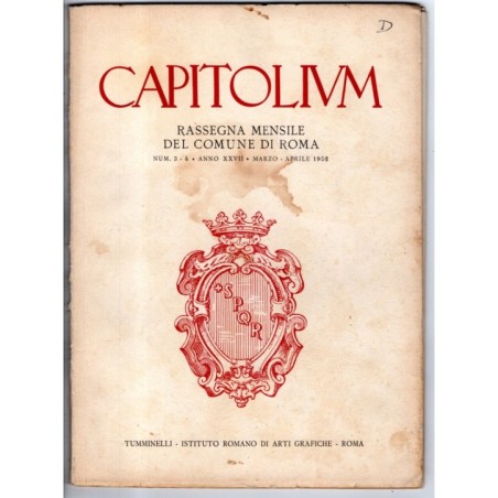 CAPITOLIUM-n 3-4, marzo-aprile-1952