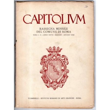 CAPITOLIUM-n 5-6, maggio/giugno-1952