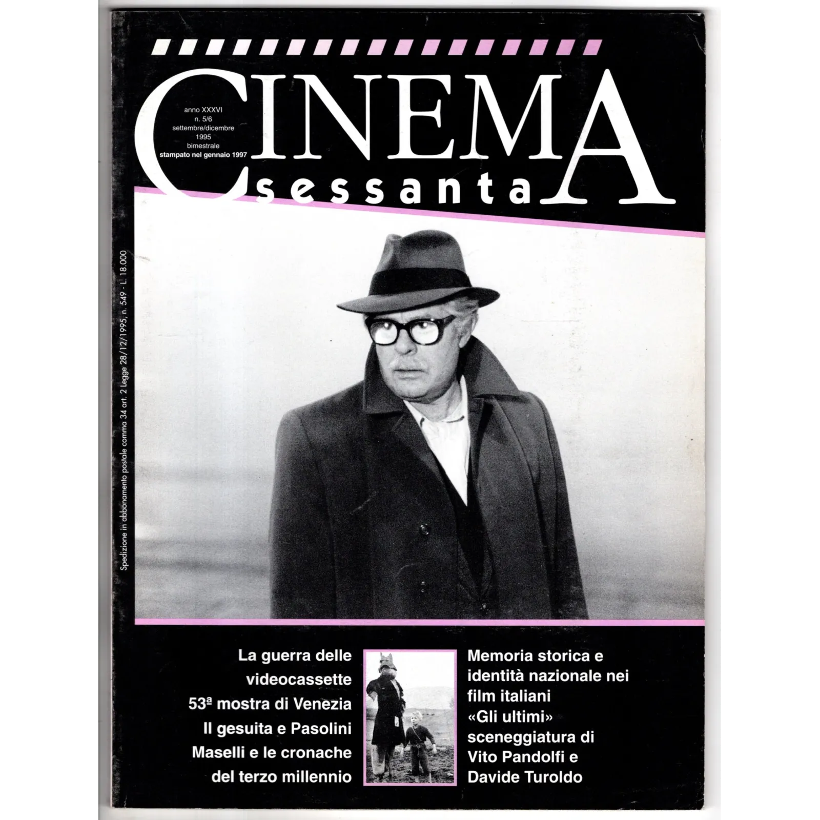CINEMASESSANTA-n 5-6, settembre/dicembre, stampato nel gennaio 1997-1995