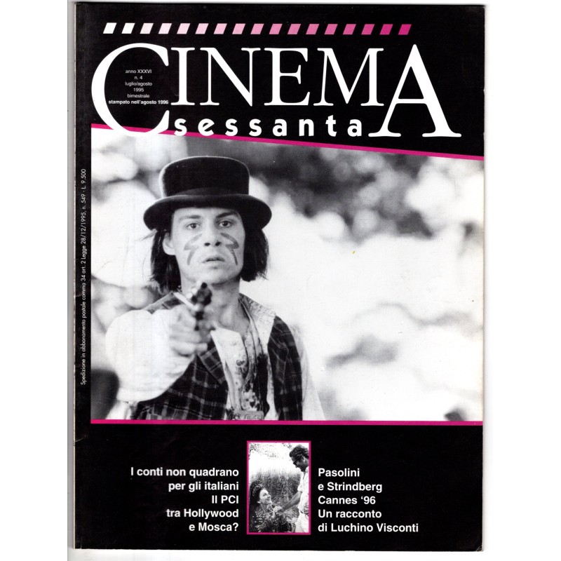 CINEMASESSANTA-n 4, luglio/agosto, stampato nell'agosto 1996-1995