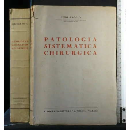 PATOLOGIA SISTEMATICA CHIRURGICA