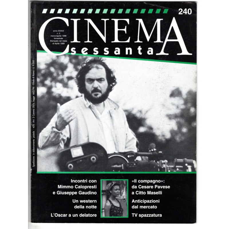 CINEMASESSANTA-240, n 2, marzo/aprile, stampato nel mese di aprile 1999-1998