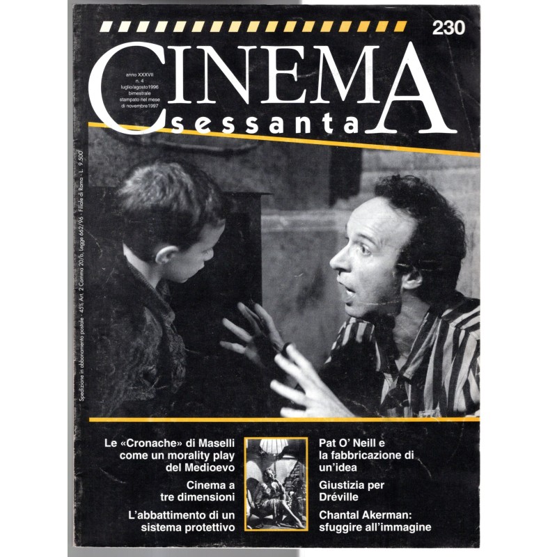 CINEMASESSANTA-230, n 4, luglio/agosto, stampato nel novembre 1997-1996