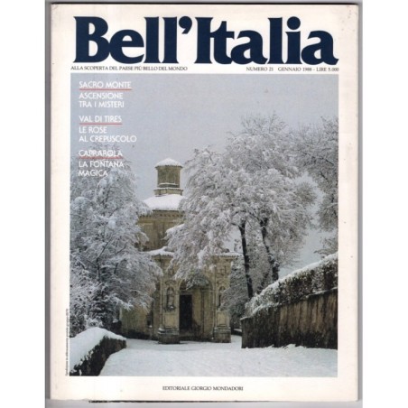BELL'ITALIA-numero 21, gennaio-1988
