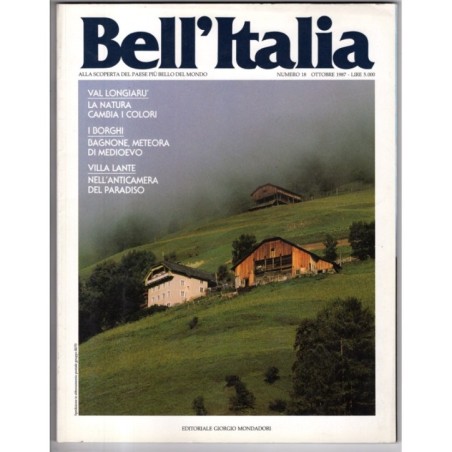 BELL'ITALIA-numero 18, ottobre-1987