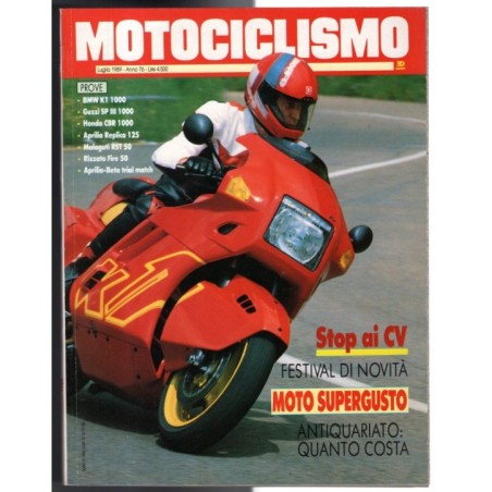 MOTOCICLISMO-n 7, luglio-1989