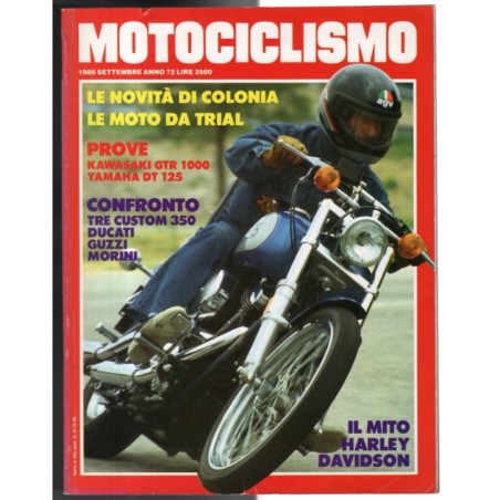 MOTOCICLISMO-n 9, settembre-1986