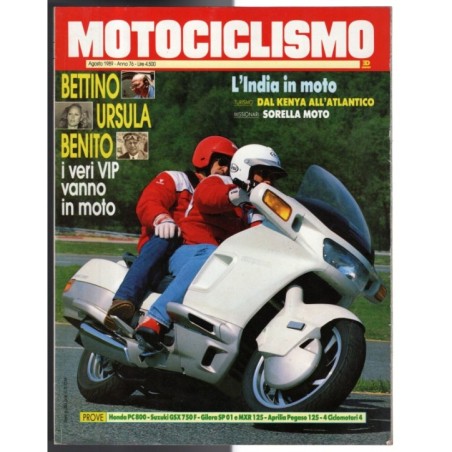 MOTOCICLISMO-n 8, agosto-1989