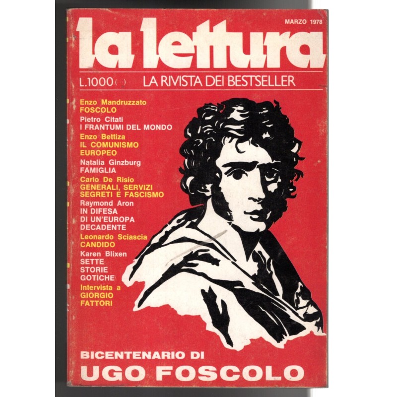 LA LETTURA-n 3, marzo-1978