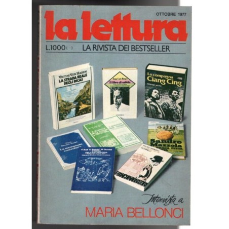 LA LETTURA-n 7, ottobre-1977