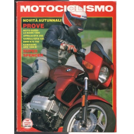 MOTOCICLISMO-n 10, ottobre-1985