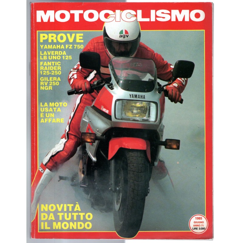 MOTOCICLISMO-n 6, giugno-1985