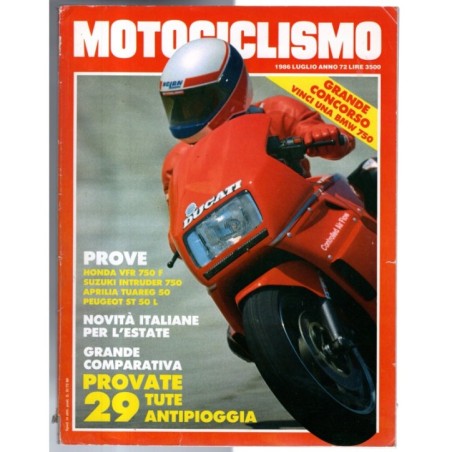 MOTOCICLISMO-n 7, luglio-1986