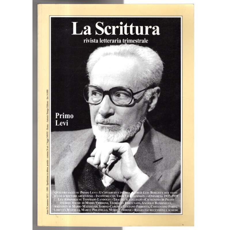 LA SCRITTURA-n 10-11-1999
