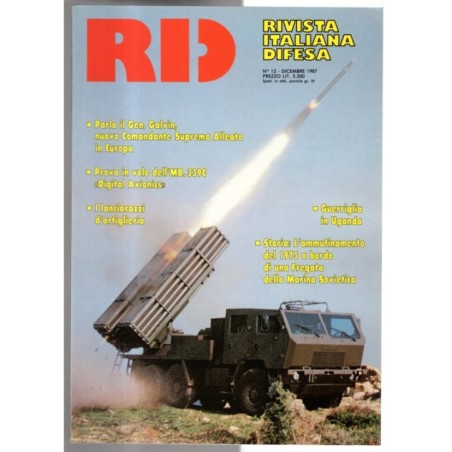 RID. RIVISTA ITALIANA DIFESA-n 12, dicembre-1987