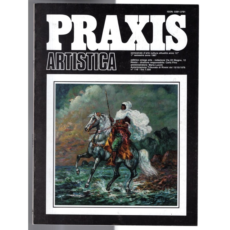 PRAXIS ARTISTICA-anno 12°, n 1, 1° semestre-1987