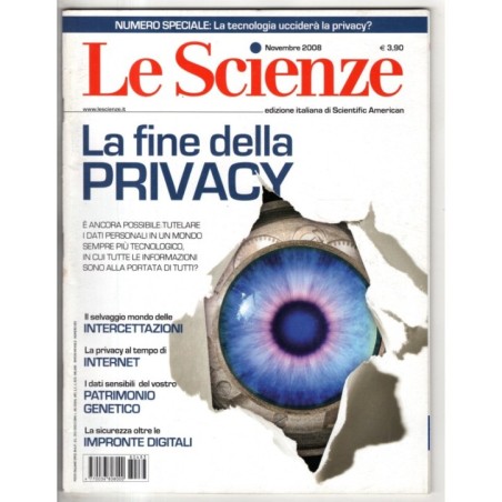 LE SCIENZE-n 483, novembre-2008