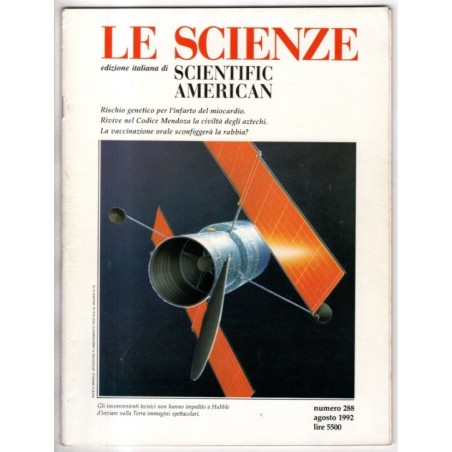 LE SCIENZE. EDIZIONE ITALIANA DI SCIENTIFIC AMERICAN-n 288, agosto-1992