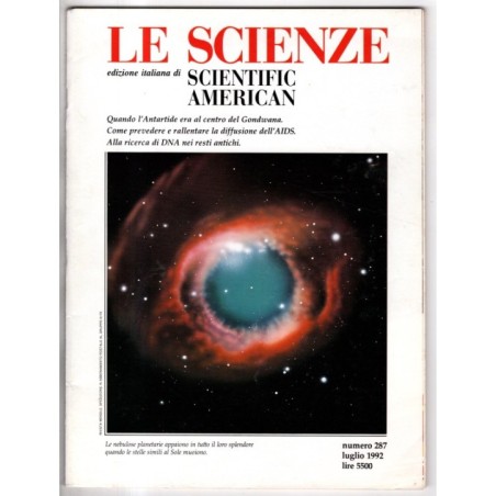 LE SCIENZE. EDIZIONE ITALIANA DI SCIENTIFIC AMERICAN-n 287, luglio-1992