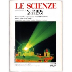 LE SCIENZE. EDIZIONE ITALIANA DI SCIENTIFIC AMERICAN-n 312, agosto-1994