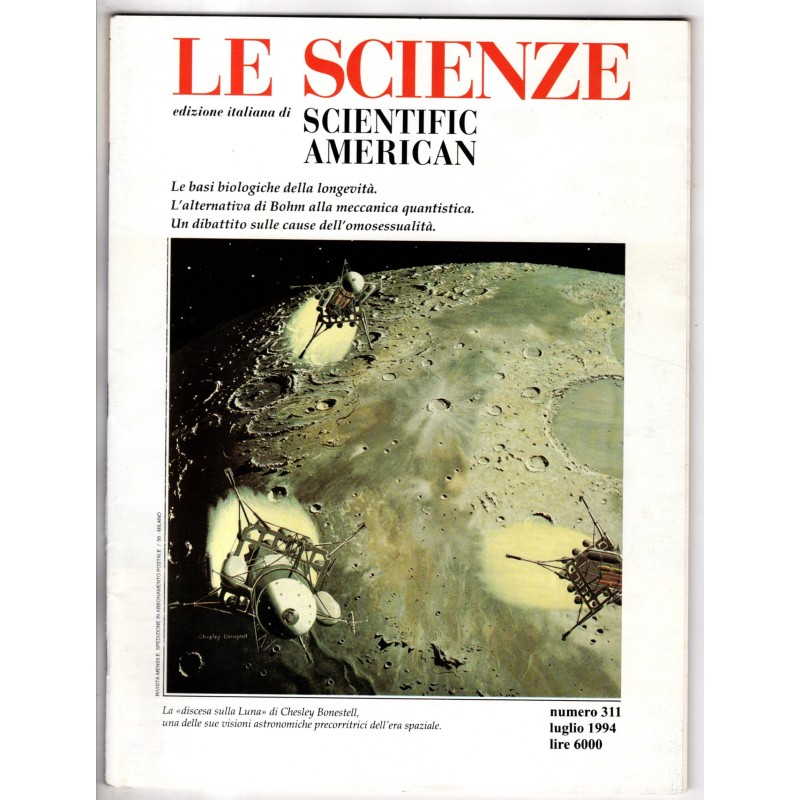 LE SCIENZE. EDIZIONE ITALIANA DI SCIENTIFIC AMERICAN-n 311, luglio-1994