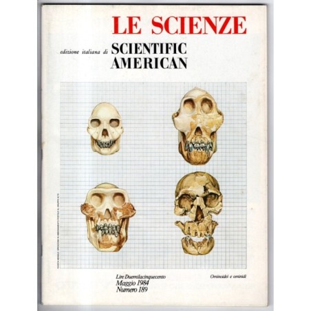 LE SCIENZE. EDIZIONE ITALIANA DI SCIENTIFIC AMERICAN-n 189, maggio-1984
