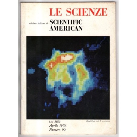 LE SCIENZE. EDIZIONE ITALIANA DI SCIENTIFIC AMERICAN-n 92, aprile-1976