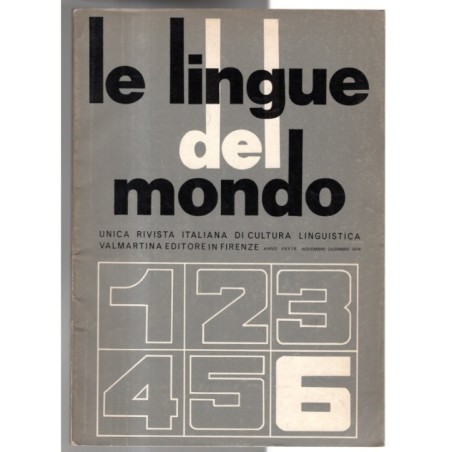 LE LINGUE DEL MONDO-n 6, novembre/dicembre-1974