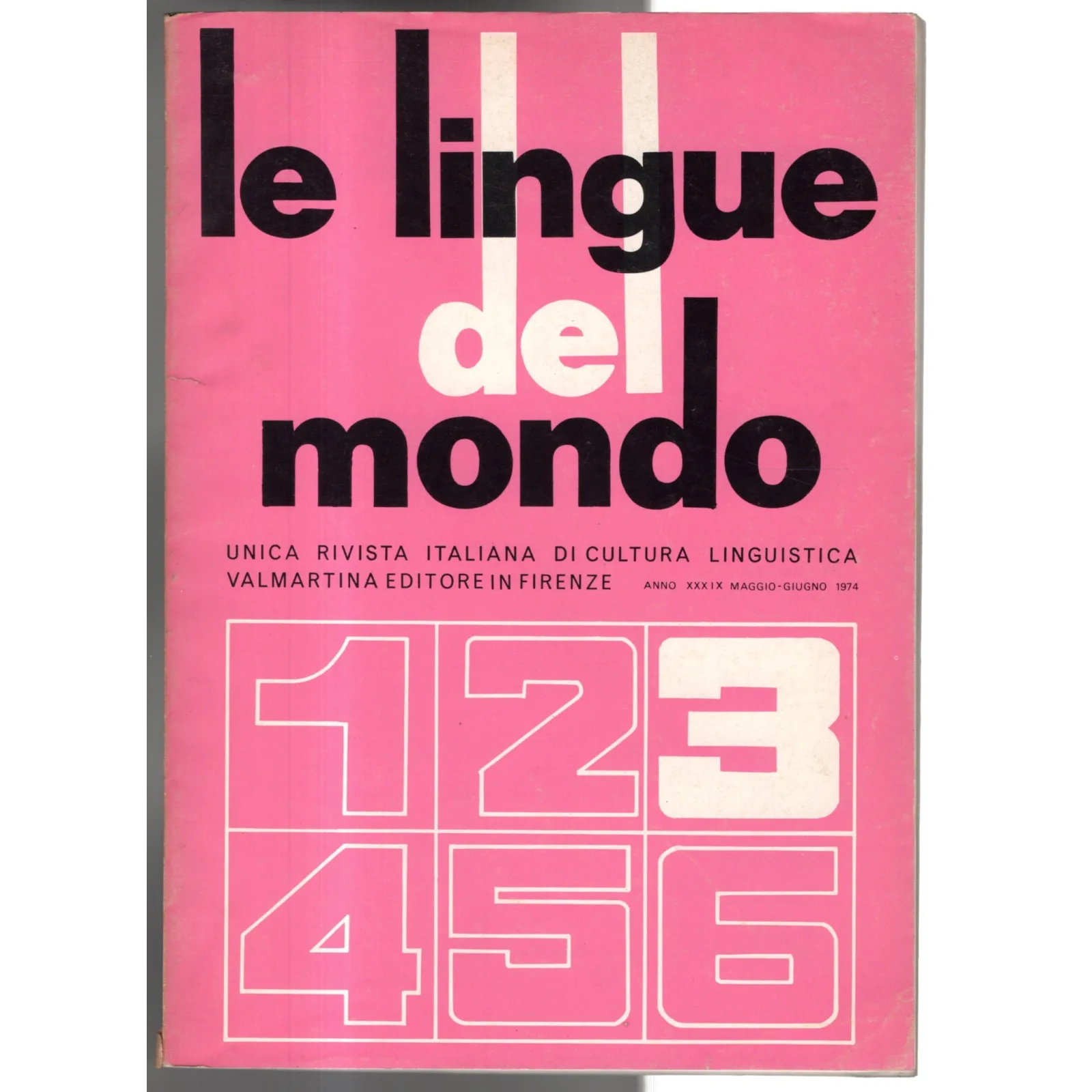 LE LINGUE DEL MONDO-n 3, maggio/giugno-1974