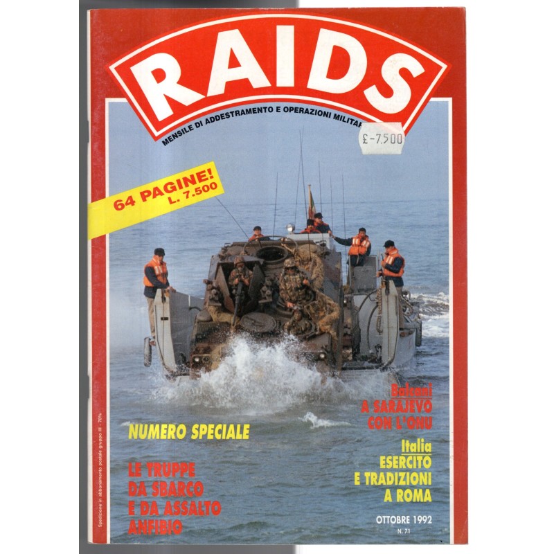 RAIDS-n 71, ottobre-1992