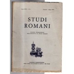 STUDI ROMANI-n 1, gennaio/marzo-1978