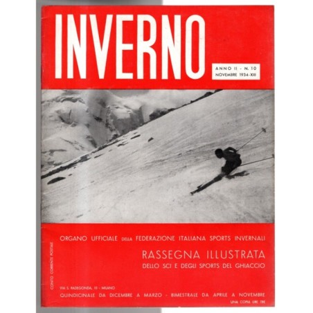 INVERNO. RASSEGNA ILLUSTRATA DELLO SCI E DEGLI SPORTS…-n 10, novembre-1934