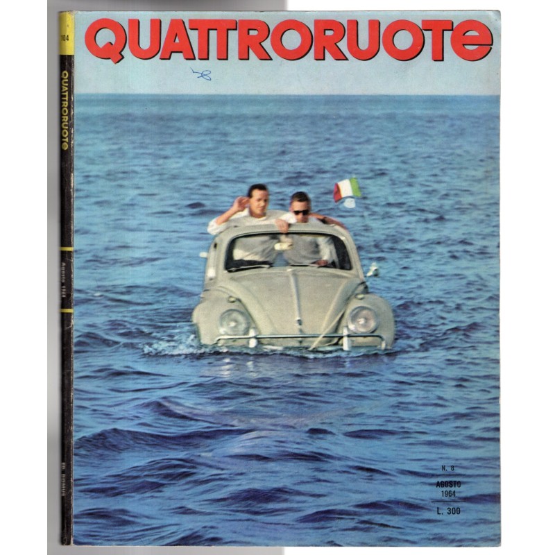 QUATTRORUOTE-n 104, agosto-1964