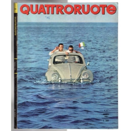 QUATTRORUOTE-n 104, agosto-1964