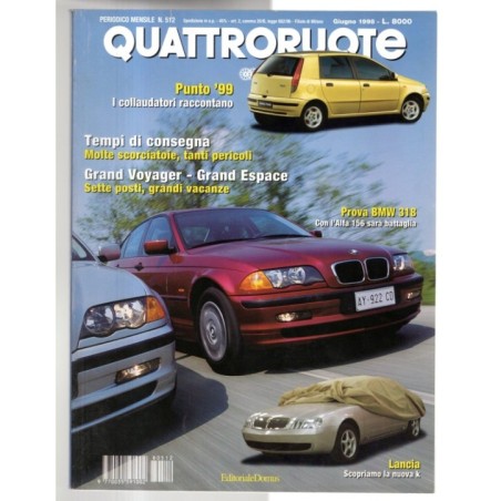 QUATTRORUOTE-n 512, giugno-1998