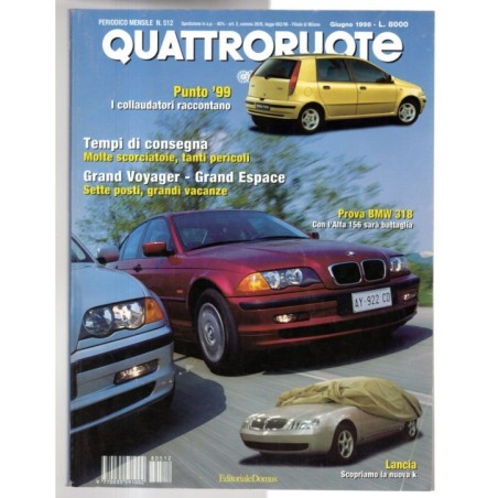 QUATTRORUOTE-n 512, giugno-1998